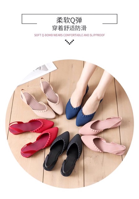 Giày kiểu nhựa nữ đi mưa rất đẹp | BigBuy360 - bigbuy360.vn