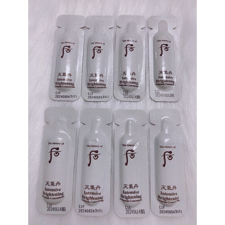 Tinh chất serum dưỡng trắng Whoo , siêu dưỡng trắng mờ nám tàn nhang , trẻ hóa làn da hiệu quả Whoo  Brightening 1ml