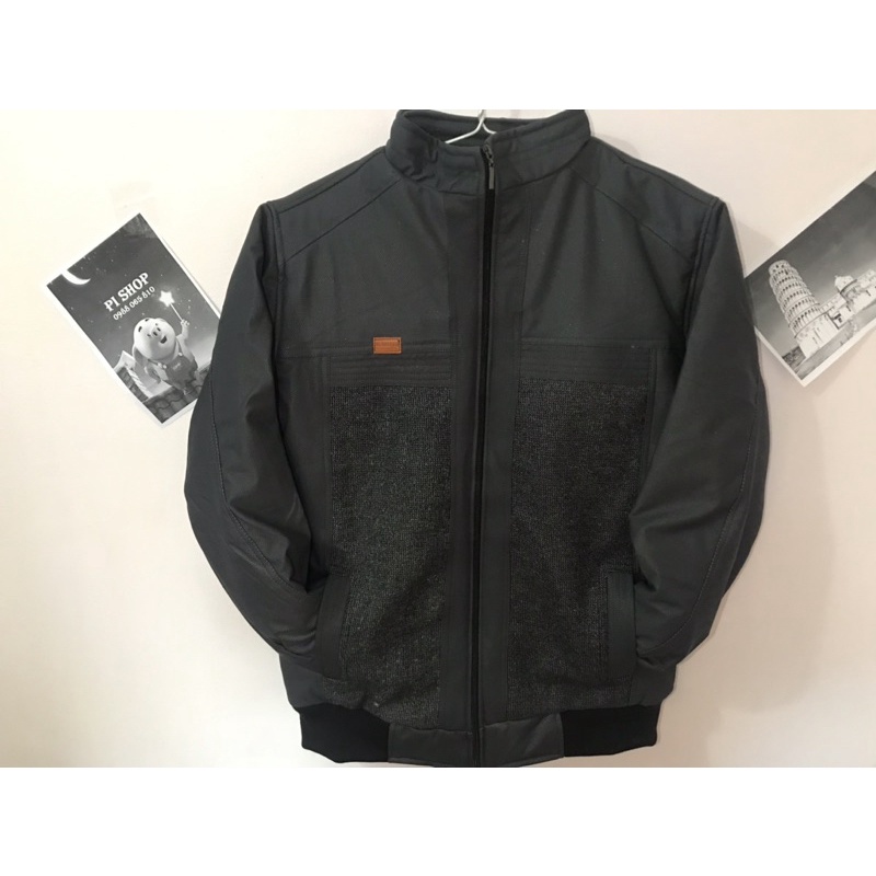 Áo khoác nam lót lông trung niên trung tuổi✌️PISHOP✌️ Áo khoác cho bố lót lông dày ấm