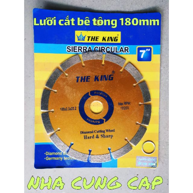 LƯỠI CẮT BÊ TÔNG CAO CẤP 180mm