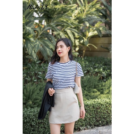 Áo thun nữ cổ tròn basic tee Maxy Workshop | BigBuy360 - bigbuy360.vn