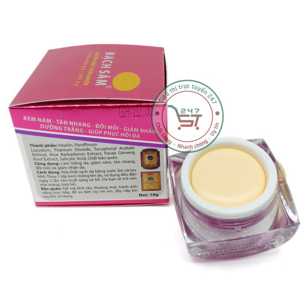 Kem nám tàn nhang dưỡng trắng da chống nhăn bạch sâm K3 18g