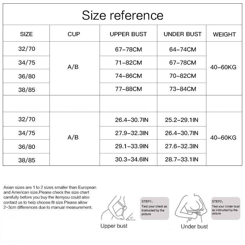 Áo ngực ECMLN cotton không hằn vết có đệm nâng ngực quyến rũ dành cho nữ