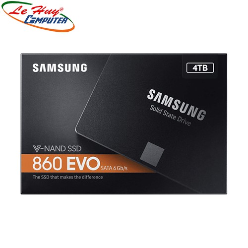 Ổ cứng SSD Samsung 860 EVO 4TB 2.5'' SATA III (MZ-76E4T0BW) - Chính Hãng