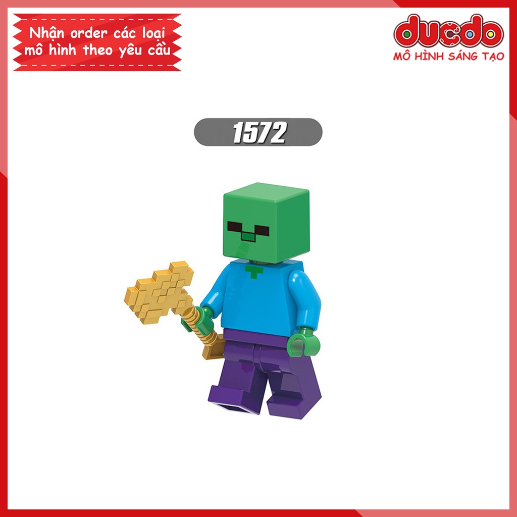 Minifigures các nhân vật Minecraft - Đồ chơi Lắp ghép Xếp hình Mini Mô hình XINH X0295