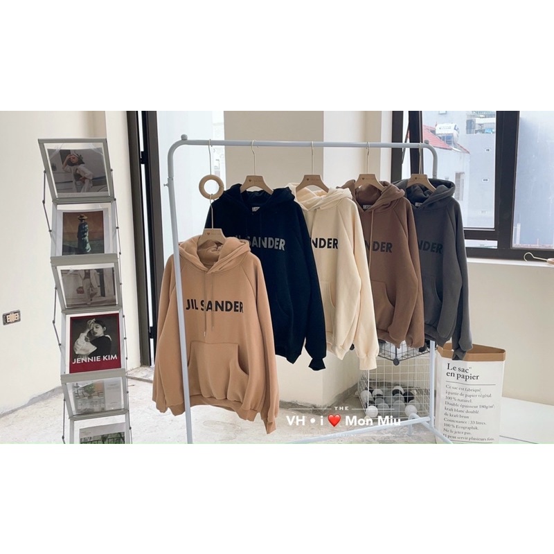 [Mã 2611THTRANG100K hoàn 10% xu đơn 99K] Áo hoodies nỉ bông Jil sander