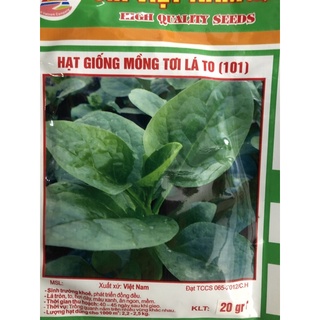 ☘ Hạt giống rau mồng tơi lá to 🌱