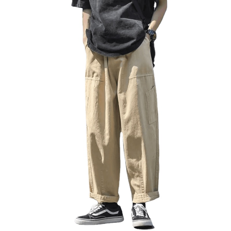 Quần Dài Nhiều Túi Oversize Phong Cách Thời Trang Hàn Quốc Cho Nam Giới [M-3XL]