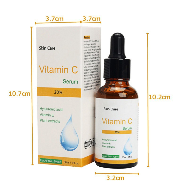 Serum làm trắng thần kỳ cung cấp vitamin C và axit Hyaluronic cho làn da