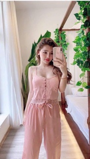 (SALE) Set đồ ngủ lụa cao cấp 4 chi tiết