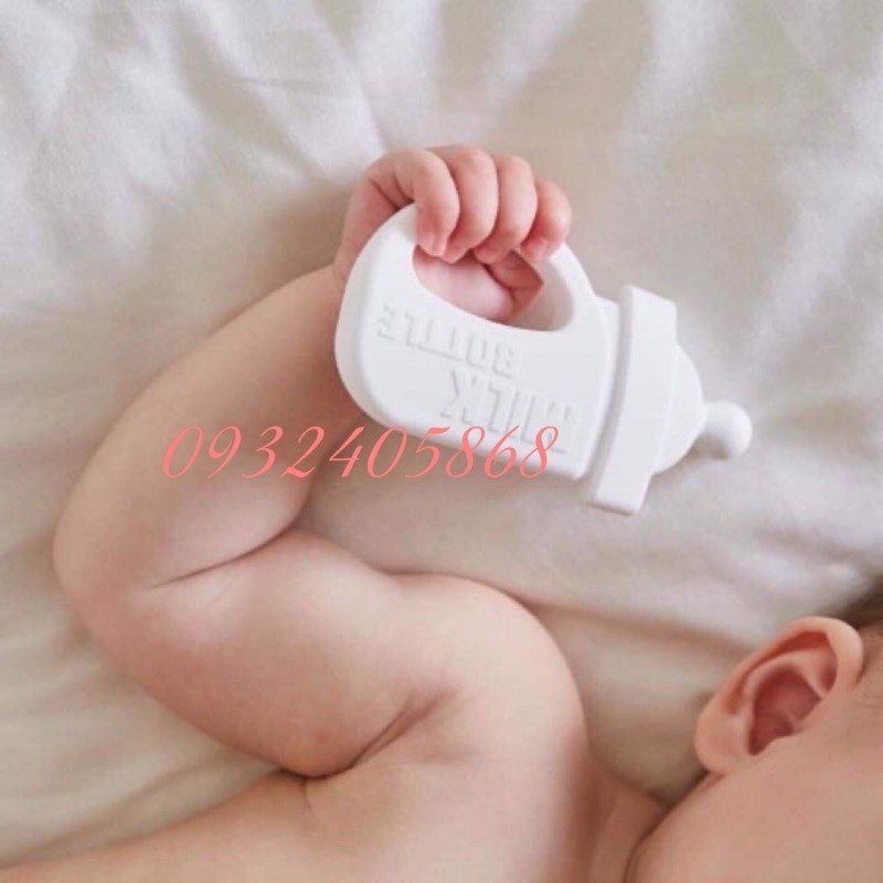 &lt; Sẵn&gt; Gặm nướu bình sữa milk bottle simtong Hàn quốc