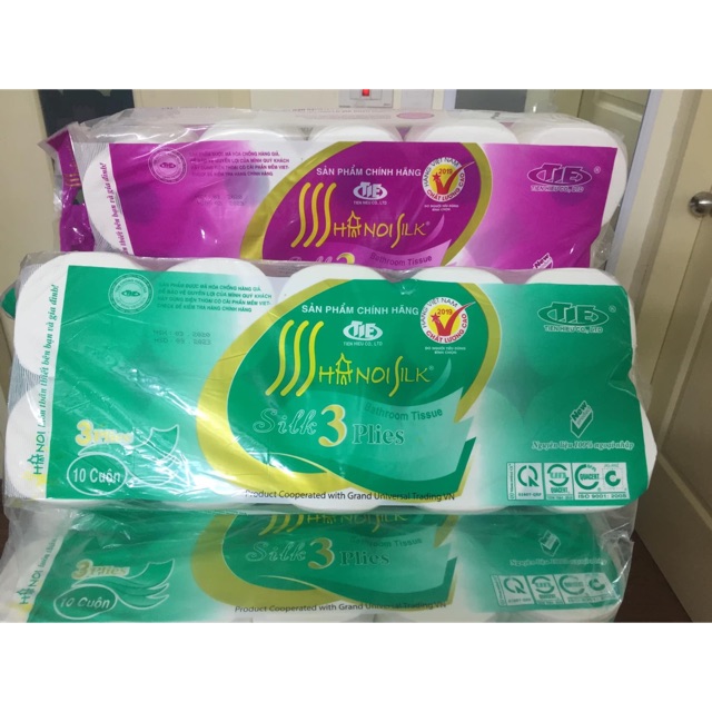 GIẤY VỆ SINH HÀ NỘI SILK 3 LỚP 1.6KG