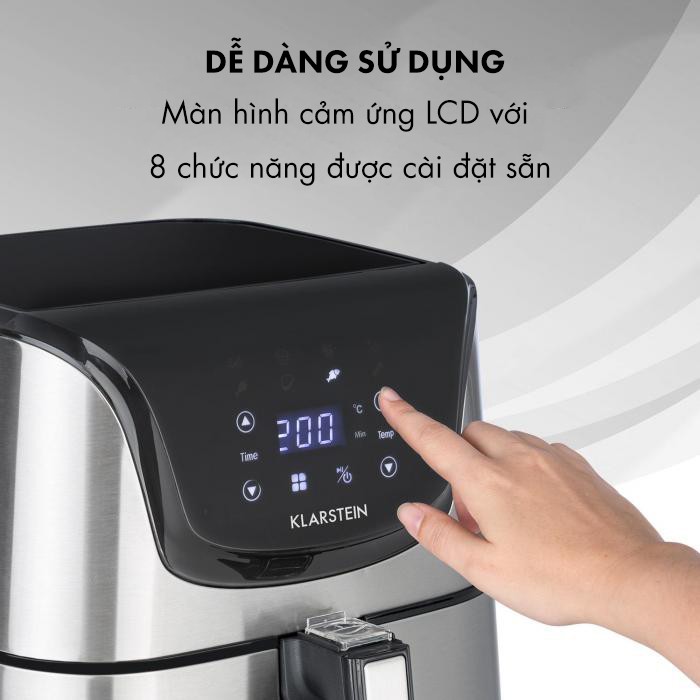 Nồi chiên không dầu Klarstein 5,4L bản điện tử