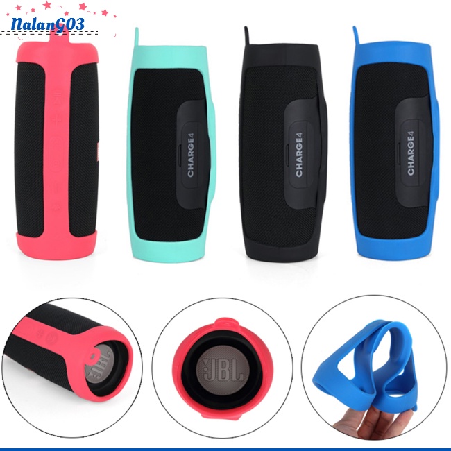 Vỏ Bảo Vệ Bằng Silicon Chống Thấm Nước Cho Loa Bluetooth Không Dây JBL Charge 4