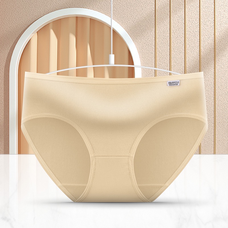 Quần lót nữ cạp liền HUNA quần lót cotton kháng khuẩn mềm mịn mã NH05