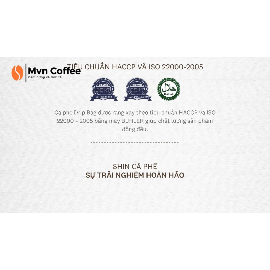 Cà Phê Đặc Sản Pha máy 250g Dạng Hạt Shin Cà Phê - Espresso Khe Sanh Blend - Mvn Coffee