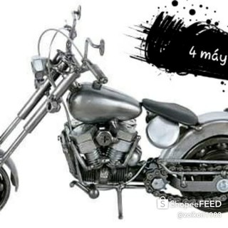 Harley 4 máy - Đồ chơi mô hình -Moto Handmade