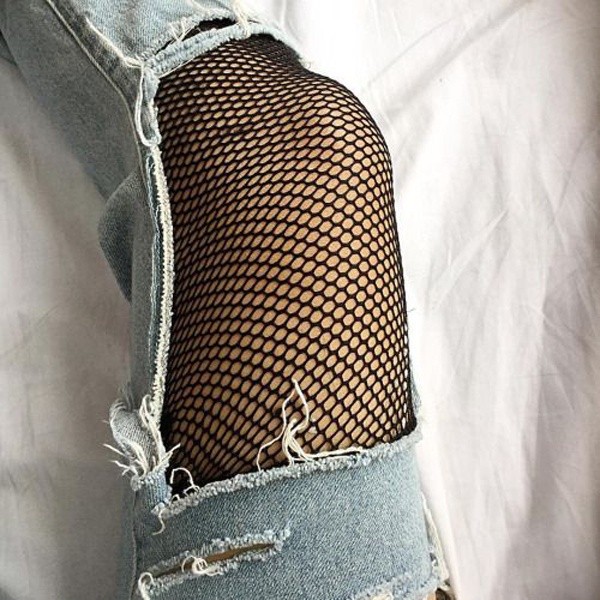 2021 Vớ Lưới Lụa Đen Gợi Cảm Phong Cách Nhật Bản Cho Nữ