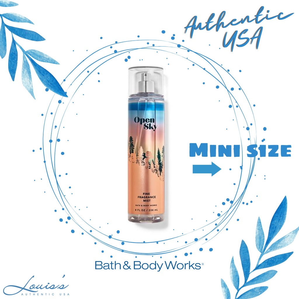 OPEN SKY - Xịt thơm toàn thân Bath & Body Works Mỹ