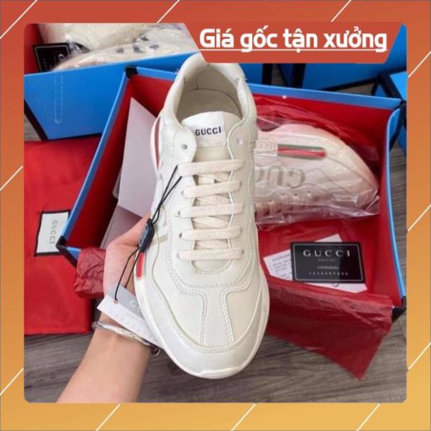 [FreeShip+ Hàng Cao Cấp] Giày thể thao Gucci nam nữ cao cấp, Giày nam nữ Full phụ kiện (ảnh thật)