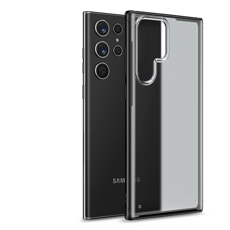 Ốp Điện Thoại Nhựa Cứng Trong Suốt Có Túi Khí Chống Rơi Cho Samsung Galaxy S22 Ultra S22 Plus 5G
