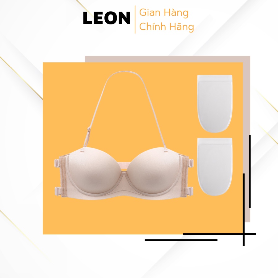 Áo Ngực Su Đúc Cúp Ngang Đệm Dày Nâng Ngực Kiểu Hở Lưng Quyến Rũ LEON 188 | BigBuy360 - bigbuy360.vn