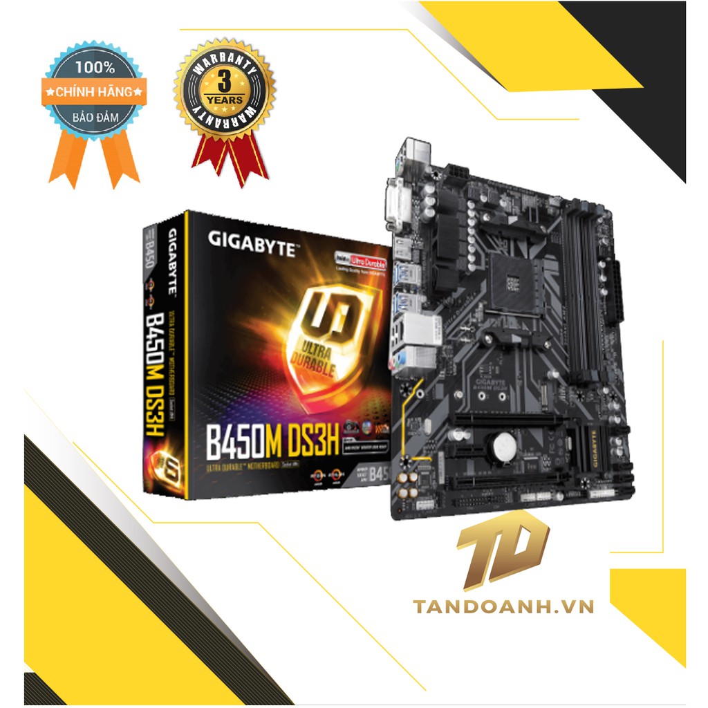 [Mã ELCL99 giảm 7% đơn 500K] BO MẠCH CHỦ GIGABYTE B450M DS3H – Socket AM4 | BigBuy360 - bigbuy360.vn