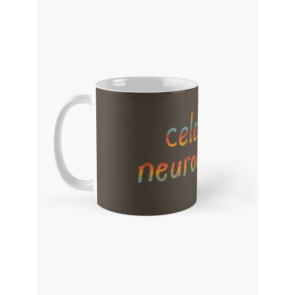 Cốc sứ in hình - Celebrate Neurodiversity Retro Rainbow-MS 819