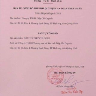 COM BO DẦU TỎI DIỆP CHI GOLD KÈM VÒNG DÂU TẰM"