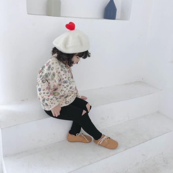 Áo Sweater cổ tròn in họa tiết phong cách Retro Hàn Quốc mới cho nữ