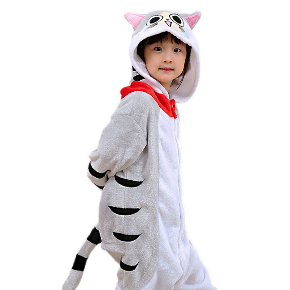 Bộ đồ ngủ hoá trang mèo Kigurumi cho Halloween