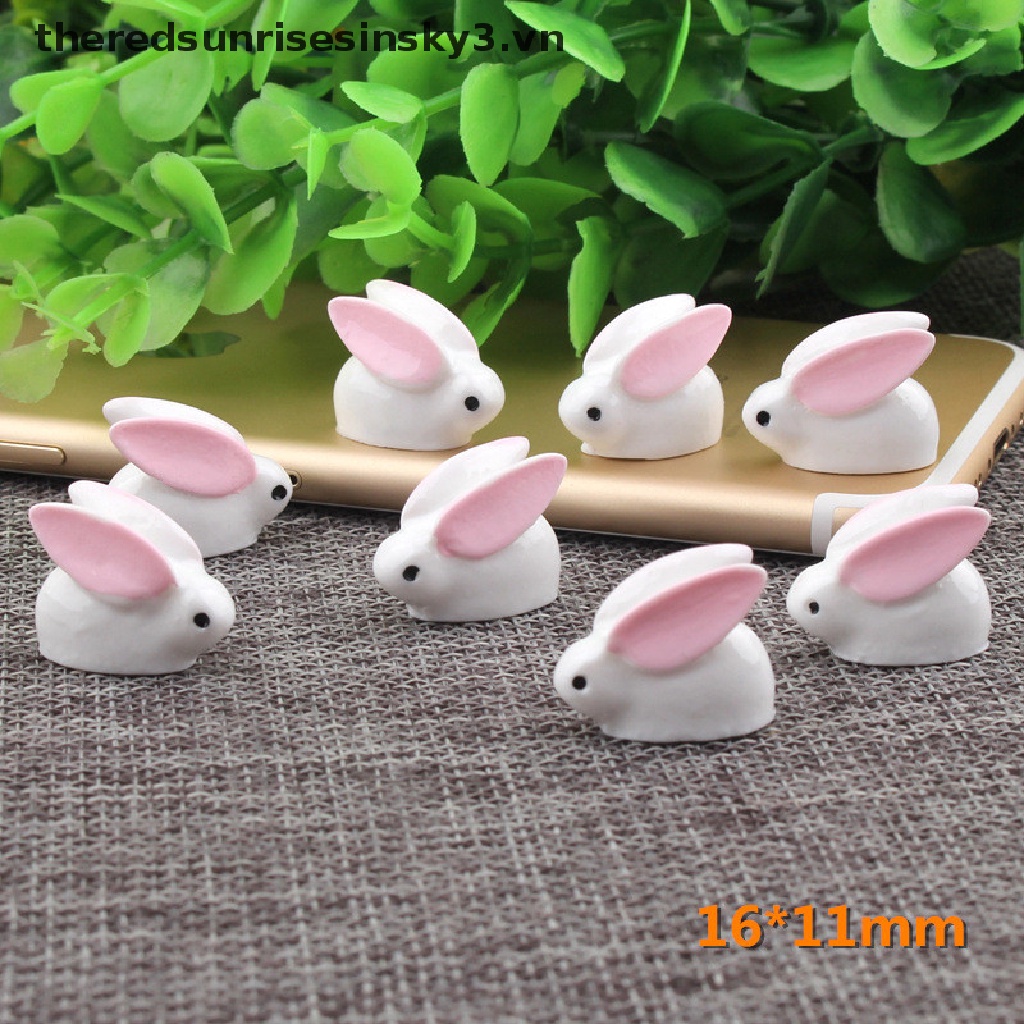 1 Thỏ mini Trang Trí Vườn Đáng Yêu