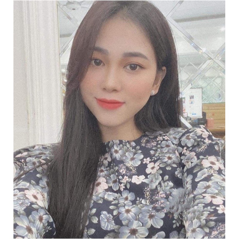 VÁY MAXI HOA XANH DÀI TAY TIỂU THƯ | BigBuy360 - bigbuy360.vn