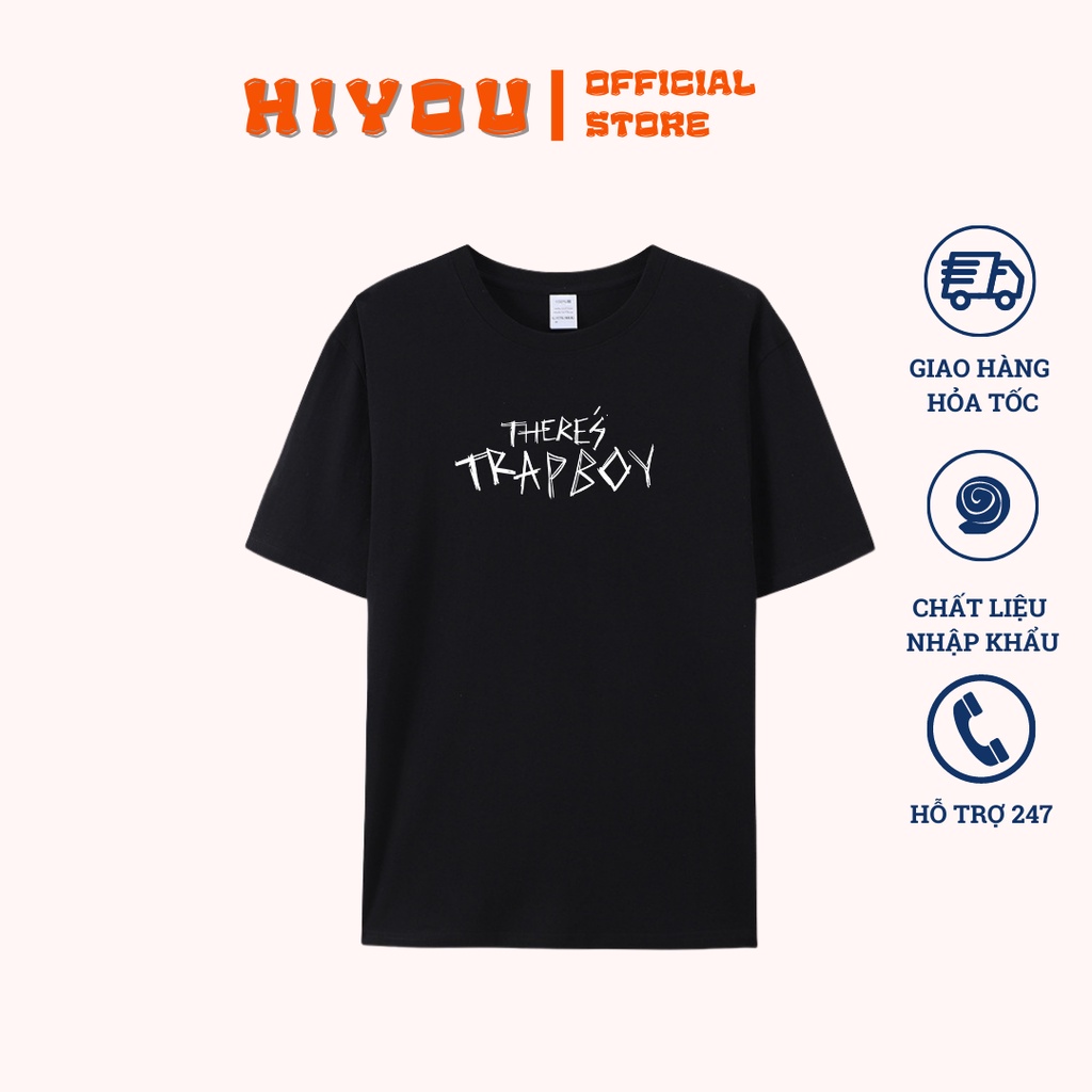 Áo Thun nam nữ Unisex phiên bản Premium 100% Cotton Cao Cấp Form Rộng in hình TRAPBOY tôp xu hướng