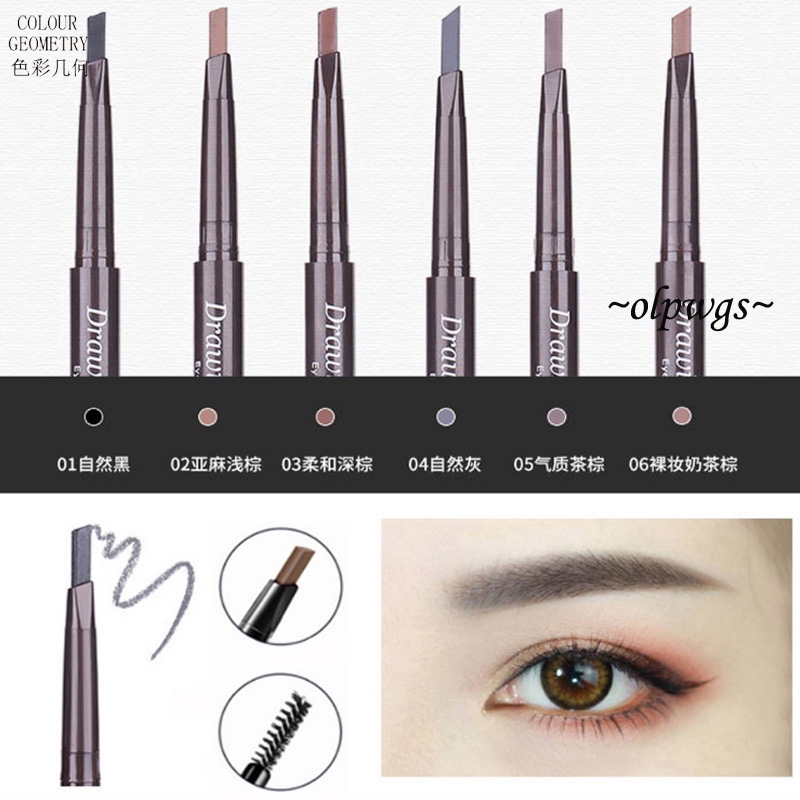 Chì Kẻ Lông Mày Hai Đầu Không Thấm Nước Cho Người Mới Học Trang Điểm | BigBuy360 - bigbuy360.vn