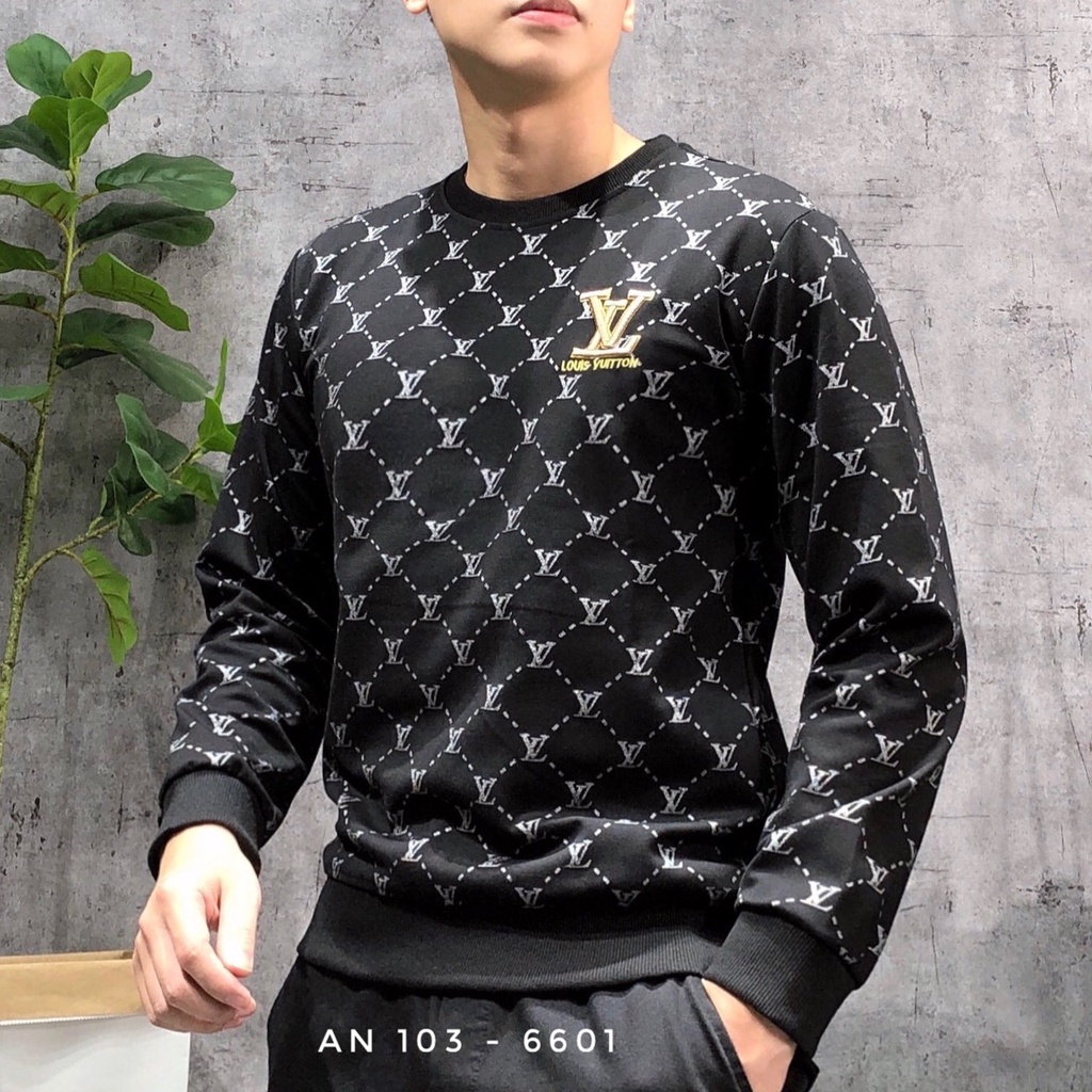 Áo sweater nam nỉ cotton da cá cao cấp AN 103 - 6601 | BigBuy360 - bigbuy360.vn