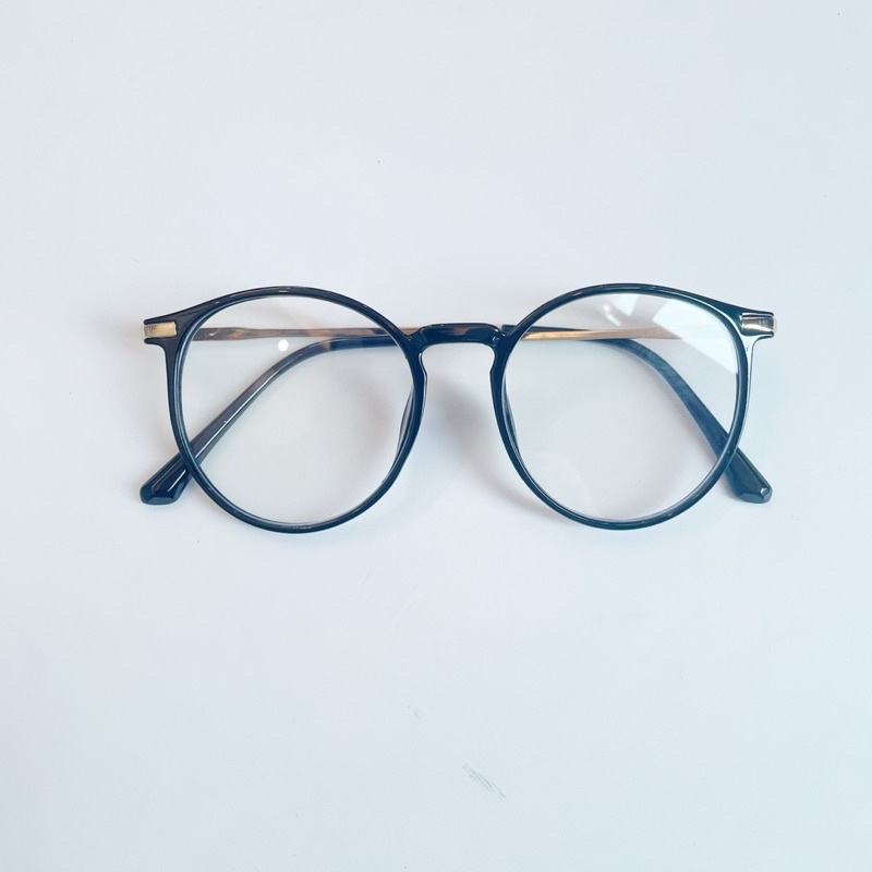 Kính giả cận, Gọng cận dẻo tròn to càng kim loại 6091 Jolie eyewear