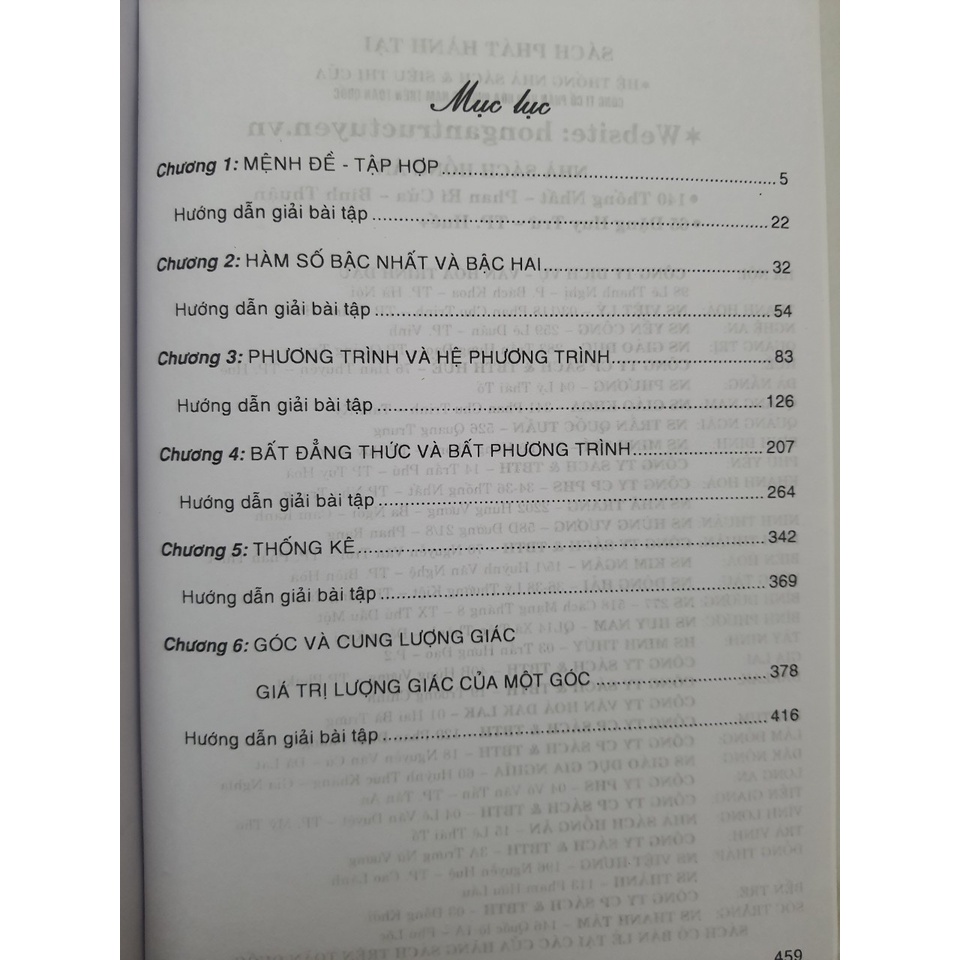Sách - Kĩ thuật giải nhanh bài Toán hay và khó Đại số 10 - Biên soạn theo chương trình GDPT mới