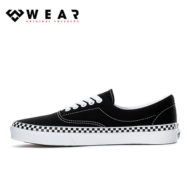 Giày Sneaker Unisex Vans Check Foxing Era Black White - VN0A38FRVOS