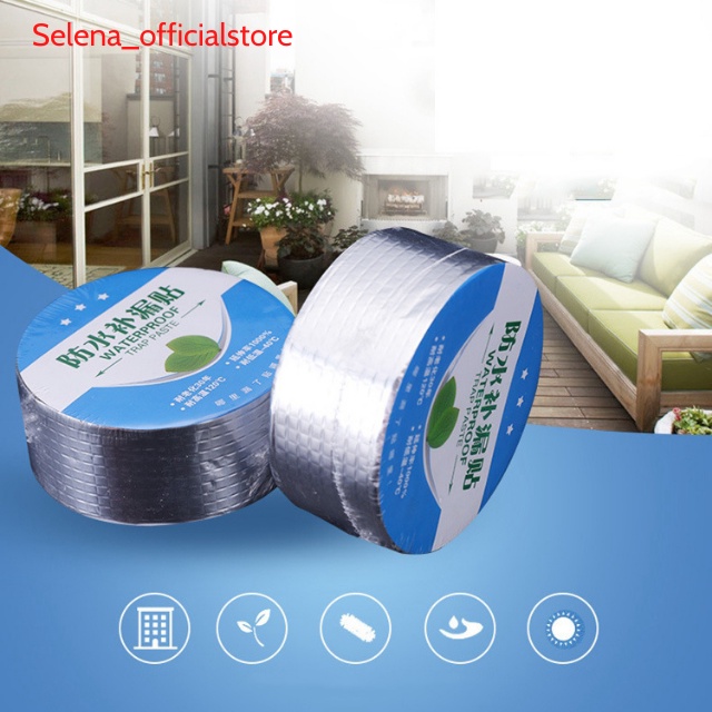 Băng Keo Siêu Dính, chống thấm Nhật Bản dán gỗ, kính, nhựa, tôn, sắt, bê tông, gốm sứ dài 10cmx5m - Selena_officialstore