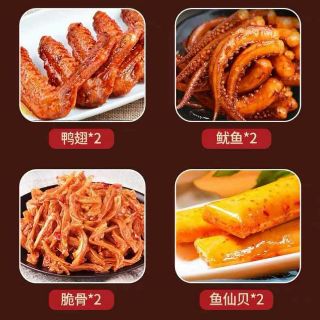 sét ăn vặt 36 món hót hít