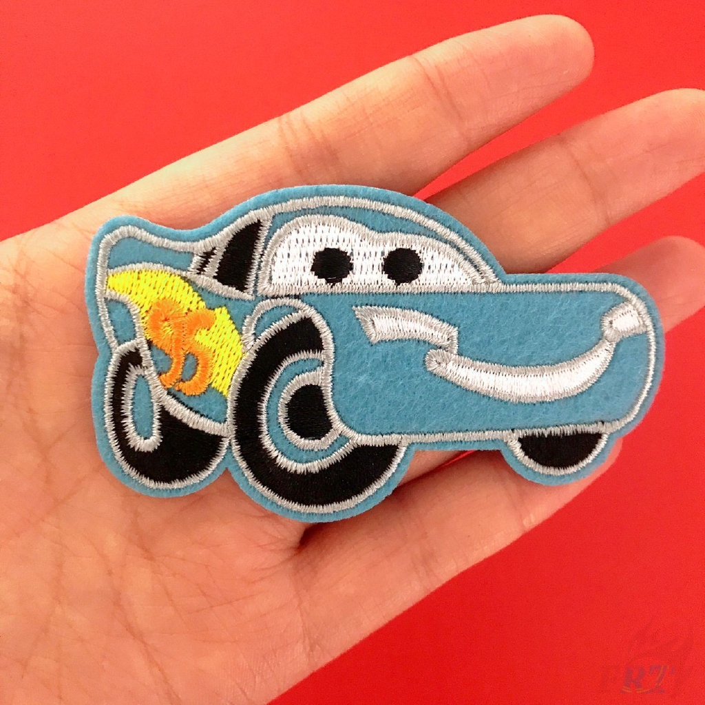 Miếng vá hình ô tô S-3 P 1 Lightning McQueen hoạt hình tự làm