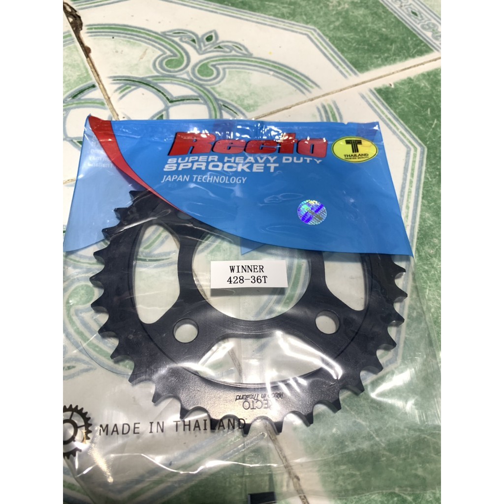 dĩa 36 T xe winner hiệu recto