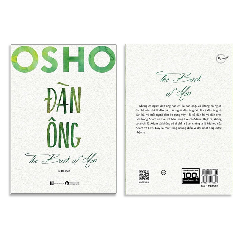 Sách - Osho Đàn Ông, Osho Phụ Nữ (Combo/Lẻ)