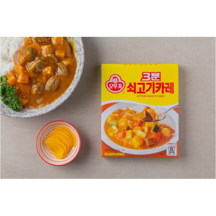 SỐT CÀ RI BÒ 200G -  3분 쇠고기 카레 200G
