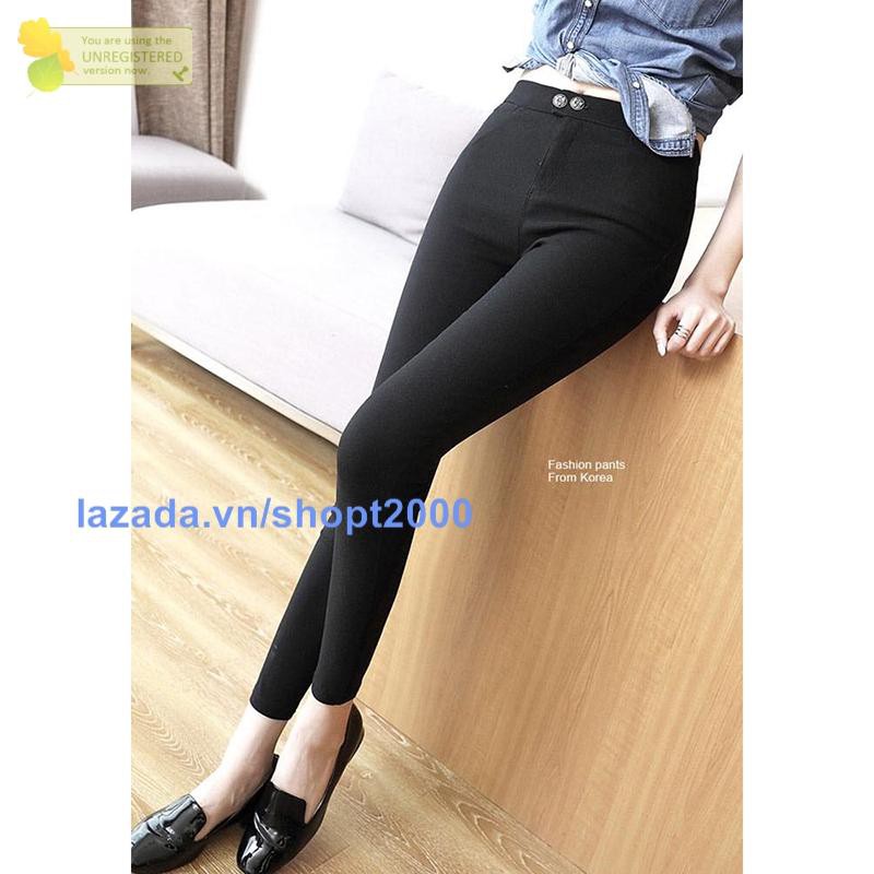 Quần Kaki thun PT 2 nút MT367Quần legging