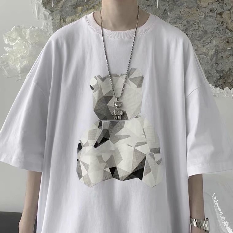 Áo Thun Nam Tay Ngắn Phong Cách Hàn Quốc Size M-5XL