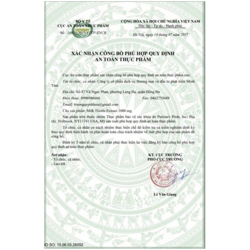 Viên uống Puritan Milk Thistle Extract 180 viên