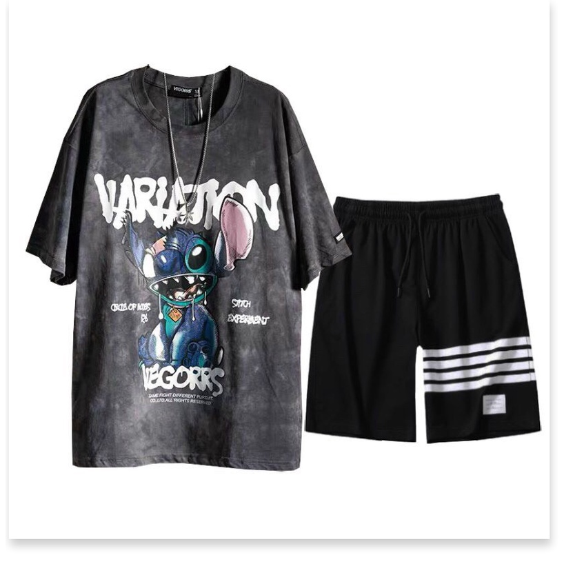 SET BỘ THUN HÈ HOẠ TIẾT HOẠT HÌNH SIÊU CHẤT CỰC HOT HÈ THỜI TRANG LANA FASHION
