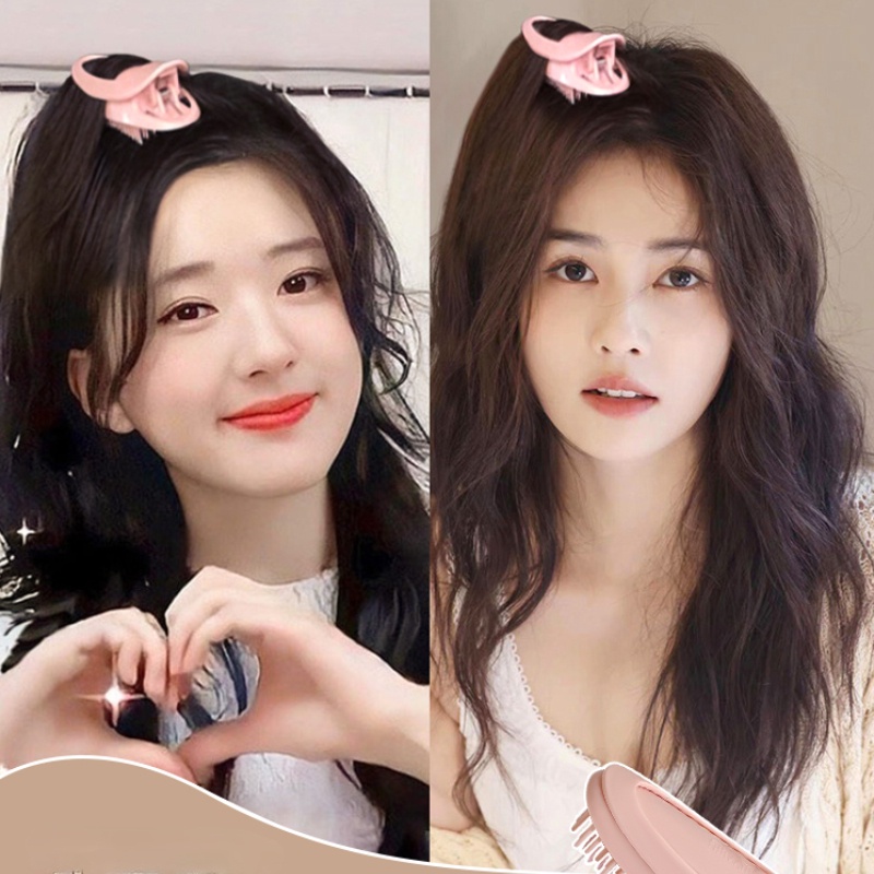 Kẹp Tóc Xoăn Cao Không Để Lại Dấu Vết Phong Cách Hàn Quốc Mới